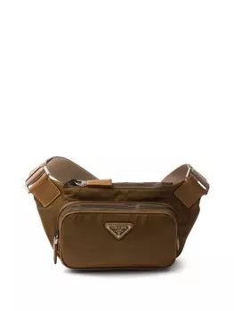 Сумка на пояс Re-Nylon Prada, коричневый