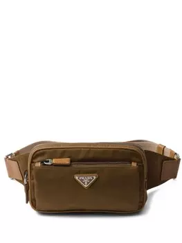 Сумка на пояс Re-Nylon Prada, коричневый