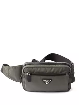 Сумка на пояс Re-Nylon Prada, зеленый
