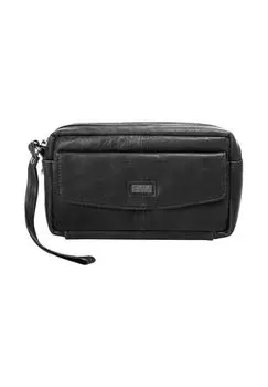 Сумка на руку, натуральная кожа SPIKES & SPARROW, черный