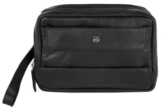 Сумка на руку Szuna, натуральная кожа, черный