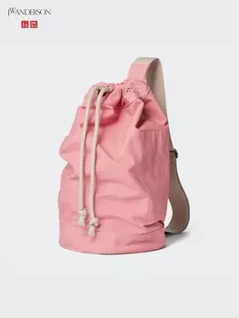 Сумка на шнурке Uniqlo, цвет 12 розовый