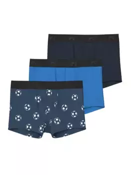 Сумка Name It Trunk "NKMBOXER 3P DARK DENIM FOOTBALL NOOS " (упаковка, 3 шт.), цвет Dark Denim