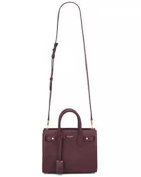 Сумка Nano Sac De Jour Saint Laurent, цвет Hot Wine