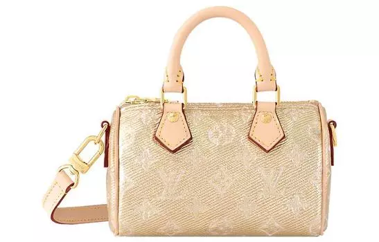 Сумка Nano Speedy Beige LOUIS VUITTON