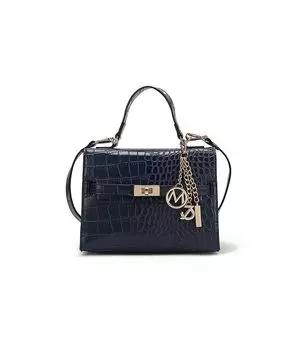 Сумка Naomi из крокодиловой кожи от Mia K Mkf Collection, черный