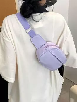 Сумка нейлоновая, фиолетовый