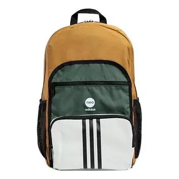 Сумка neo backpack 'tan green white' Adidas, бежевый