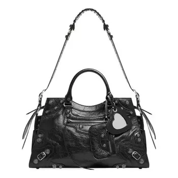 Сумка neo cagole city handbag 'black' Balenciaga, черный