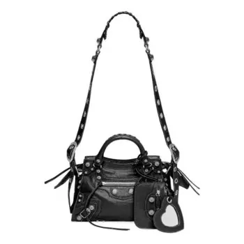 Сумка neo cagole xs handbag 'black' Balenciaga, черный