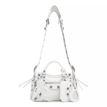 Сумка neo cagole xs handbag 'optic white' Balenciaga, белый