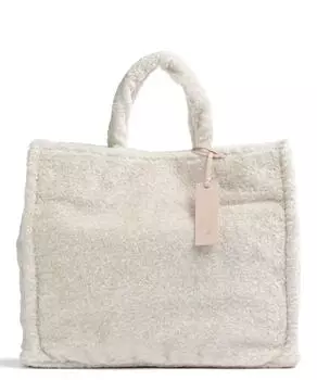 Сумка Never Without Astrakan Шоппер из искусственного меха Coccinelle, бежевый