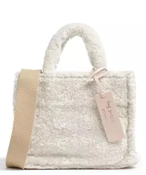 Сумка Never Without Bag Astrak из искусственного меха Coccinelle, белый