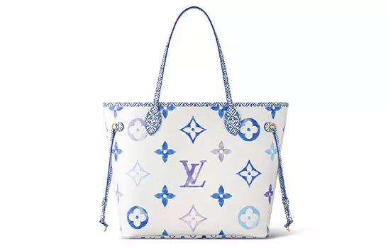 Сумка Neverfull Mm Monogram Blue LOUIS VUITTON