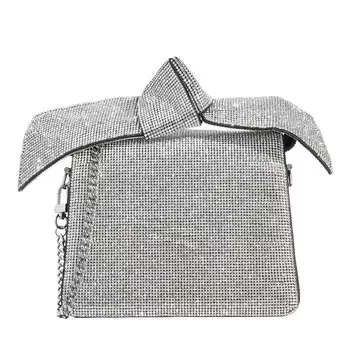 Сумка nialisa xbody с мягким узлом и кристаллами Ted Baker, черный