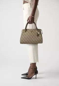 Сумка NOELLE II LUXURY SATCHEL Guess, коричневый
