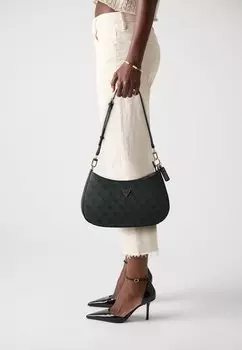 Сумка NOELLE II TOP ZIP SHOULDER BAG Guess, темно-серый