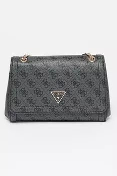 Сумка Noelle из экокожи с монограммой Guess, черный