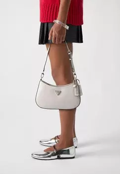 Сумка NOELLE TOP ZIP SHOULDER BAG Guess, молочный