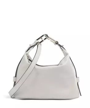 Сумка Nuvola m из мелкозернистой кожи Furla, белый