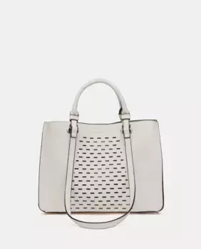 Сумка Oceans Diary с вырубной головкой из переработанных материалов белого цвета Abbacino, белый