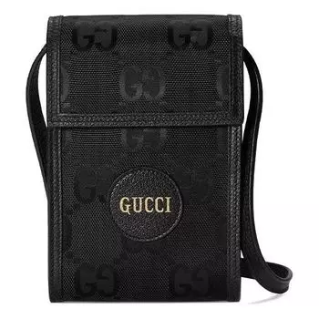 Сумка off the grid otg environmental friendly series logo messenger bag black Gucci, черный