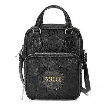 Сумка off the grid series bag single-shoulder bag men's black Gucci, черный
