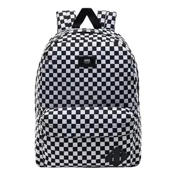 Сумка old skool iii backpack 'black white checkerboard' Vans, черный