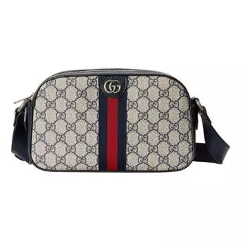 Сумка ophidia gg shoulder bag 'beige blue' Gucci, бежевый