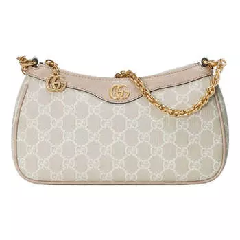 Сумка ophidia gg small handbag 'beige white' Gucci, бежевый