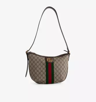 Сумка Ophidia маленькая из холщовой ткани с покрытием Gucci, мультиколор
