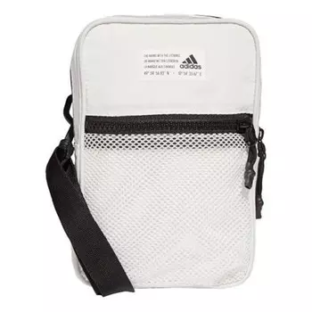 Сумка organizer shoulder bag 'white black' Adidas, белый