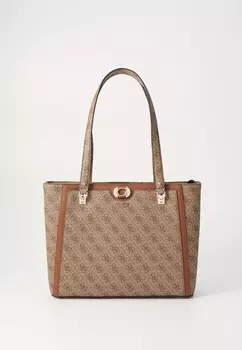 Сумка ORLINA LOGO NOEL TOTE Guess, коричневый