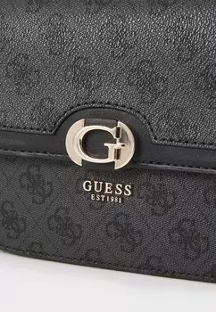 Сумка ORLINA LOGO TOP HANDLE FLAP Guess, темно-серый