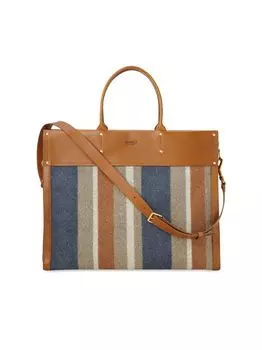 Сумка Overnight из шерсти и кожи Shinola