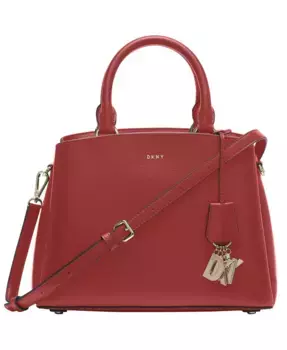 Сумка Paige Medium Satchel With Convertible Strap DKNY, красный