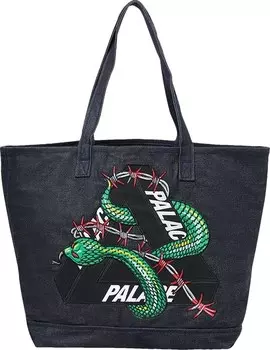 Сумка Palace Hesh Denim Tote Bag Rinse, синий