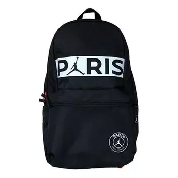 Сумка paris x psg backpack 'black white' Air Jordan, черный