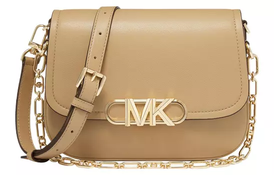Сумка PARKER из коровьей кожи, сумка через плечо, женская, среднего размера, цвета верблюжьей шерсти MICHAEL KORS, Camel