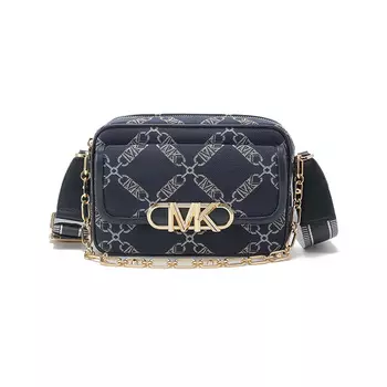 Сумка PARKER из ткани через плечо, женская, цвет морской волны MICHAEL KORS