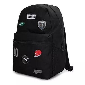 Сумка patch backpack 'black' Puma, черный