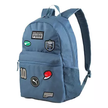 Сумка patch backpack 'blue' Puma, синий
