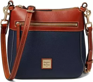 Сумка Pebble Crossbody Key Item Dooney & Bourke, цвет Midnight Blue