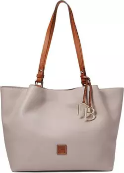 Сумка Pebble Flynn Dooney & Bourke, цвет Oyster