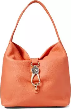 Сумка Pebble II Small Logo Lock Sac Dooney & Bourke, коралловый