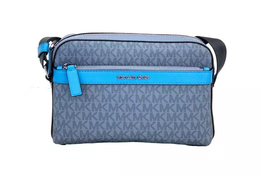 Сумка-переноска Cooper Small Denim Multi Signature PVC Utility Michael Kors