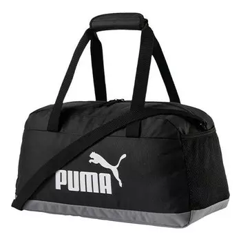 Сумка phase sports bag 'black white' Puma, черный