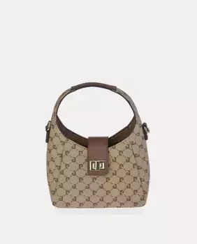 Сумка Pierre Cardin через плечо из холста, бежевый