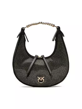 Сумка PINKO Brioche Hobo Mini AI 23-24 PLTT 101433 A159, черный