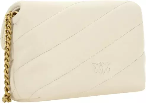 Сумка Pinko Contemporary, Z14q_White Silk-Antique Gold